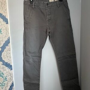 All Saints Charcoal Chinos for Men